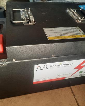2 Batterie Lifepo4  51.2v 100ah per fotovoltaico