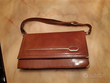 Borsa in pelle terra di siena