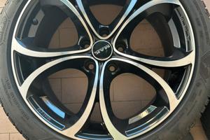 Cerchi in lega da 18+gomme+portagomme