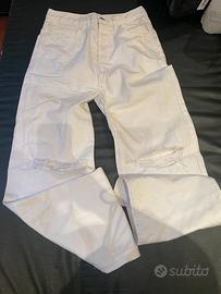 Pantaloni Subdued bianchi