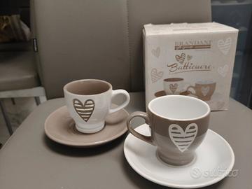 set tazzine da caffè e zuccheriera