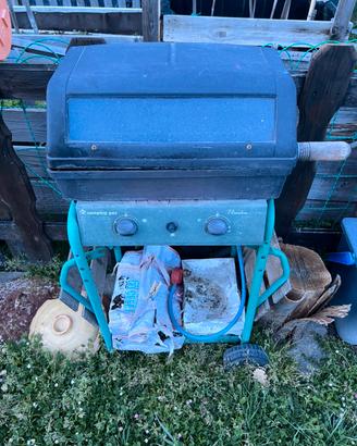 Barbecue camping gas