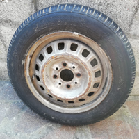 Ruota gomma + cerchio fiat panda
