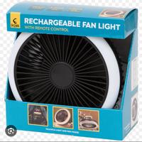 Miniventilatore wireless con telecomando e luce