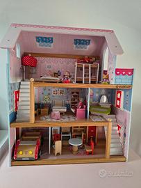 casetta bambole con accessori