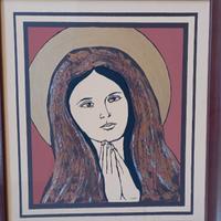 Quadro con Madonna,versione essenziale/moderna