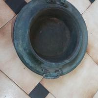 antico bracere  in rame diametro.40 cm