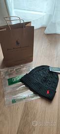 Cappello cuffia Ralph Lauren unisex colore nero