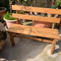 Panchine in legno artigianali