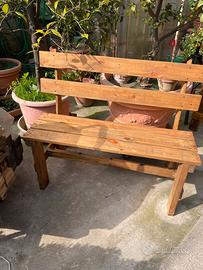 Panchine in legno artigianali