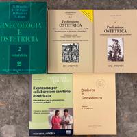 Lotto libri ostetricia e ginecologia