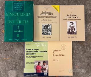 Lotto libri ostetricia e ginecologia