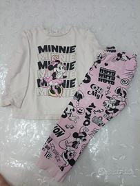 pigiama Minnie bimba 3/4 anni 