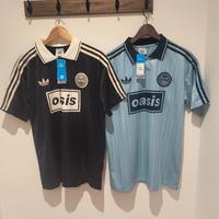 N.2 Magliette Oasis Celeste e Nera