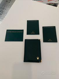Set Portafogli Rolex e Libretti Garanzia orologio