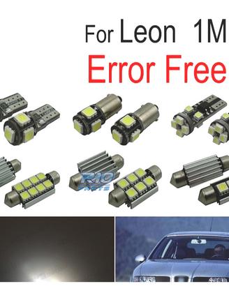 KIT 15 LAMPADE LED INTERNE PER SEAT LEON 1 M 1 99-
