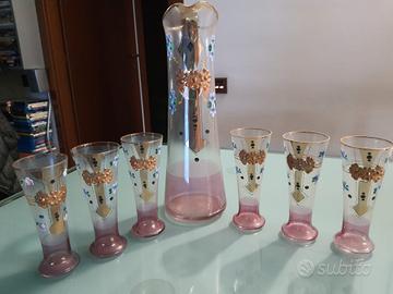 Servizio Bicchieri e Brocca Liberty 