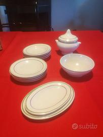 servizio piatti ceramica in miniatura - anni '30