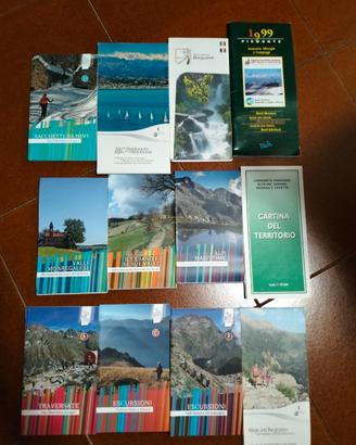 Libri vari montagna sentieri escursioni Piemonte L