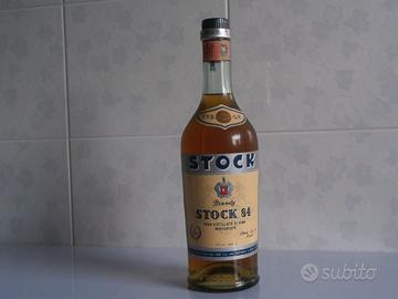 Stock 84 bottiglia Brandy anni 70 nuova