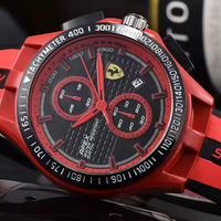 orologio Ferrari rosso al quarzo da polso