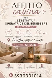 Cabina estetica