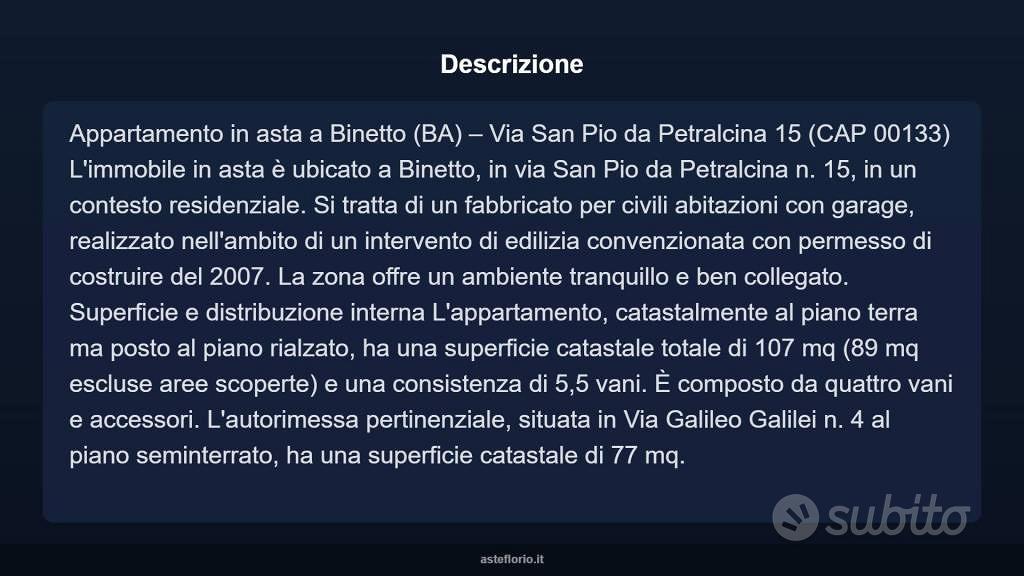 Appartamento – Binetto, Bari - Vista 4