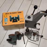 Mola + Morsa + Supporto Trapano 