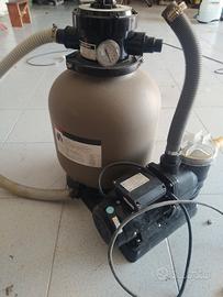 motore con filtro a sabbia 