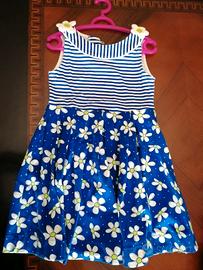 Abito Mayoral bimba 5 anni (110cm) Righe e Fiori