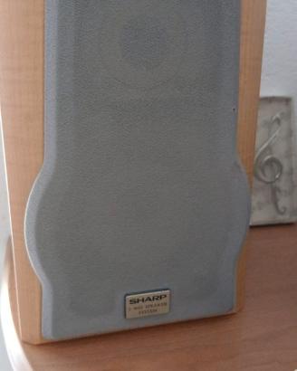 n.2 Casse in legno Sharp