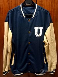 Giacca felpata stile college 