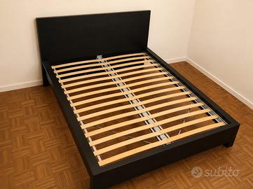 Letto 140x200 IKEA marrone/nero MALM