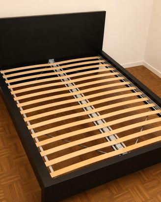Letto 140x200 IKEA marrone/nero MALM