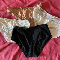 Lotto 4 slip coulotte cotone donna