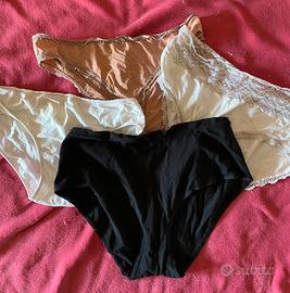 Lotto 4 slip coulotte cotone donna