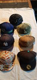 7 cappelli new era nuovi mai usati originali 