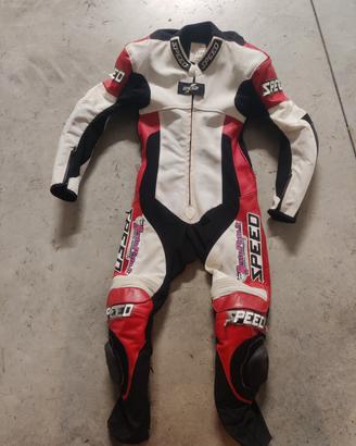 tuta minimoto bambino 9/10 anni