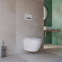 Vaso wc sospeso a risparmio idrico bianco lucido