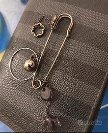 Spilla  da balia decorativa  con pendenti