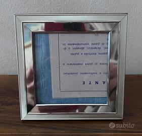 Cornice portafoto in argento 800
