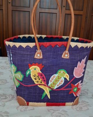 BORSA IN PAGLIA 
