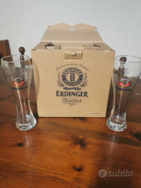 Bicchieri birra Erdinger