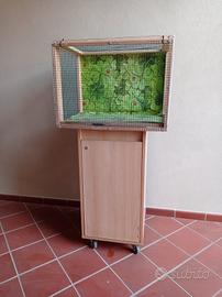 Gabbia secondaria di protezione per uccelli