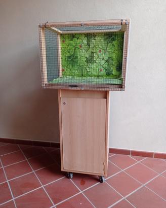 Gabbia secondaria di protezione per uccelli