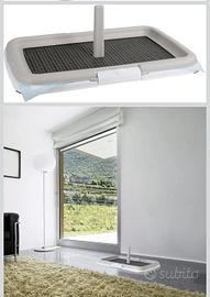 Lettiera per cuccioli con griglia