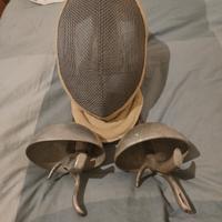 2 Spade da scherma vintage+maschera, anni 50'/ 60'