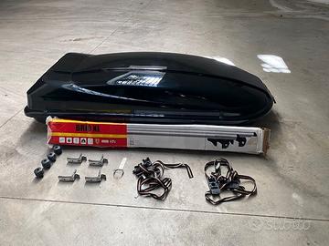 SHUTTLE/BOX DA TETTO + BARRE ALLUMINIO MENABO' XL
