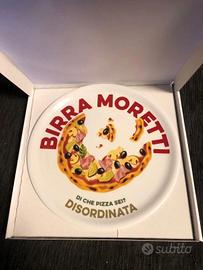 2 Piatti Pizza Birra Moretti - NUOVI