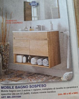 mobile bagno ancora impaccato